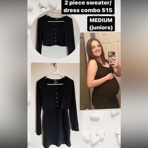 Sweater / Dress - Two piece set